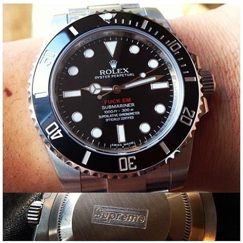 rolex supreme watch for sale|supreme x Rolex models.